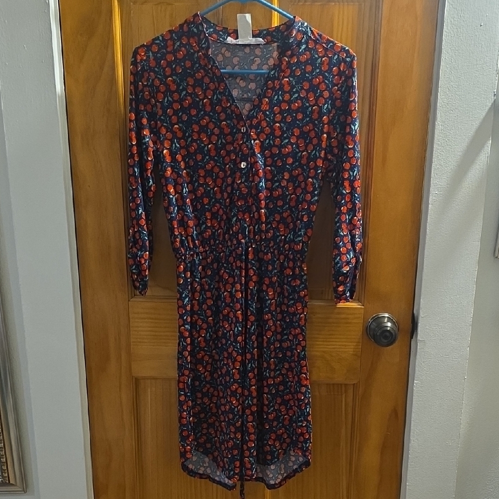 Cherry Button-Up Dress
